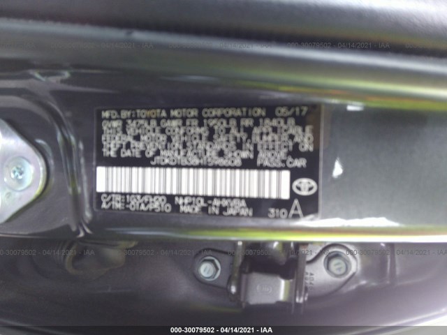 Photo 8 VIN: JTDKDTB38H1598608 - TOYOTA PRIUS C 