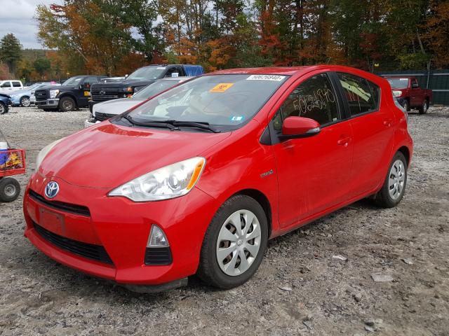 Photo 1 VIN: JTDKDTB39D1038509 - TOYOTA PRIUS C 