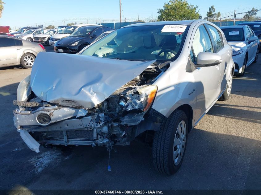 Photo 1 VIN: JTDKDTB39D1051762 - TOYOTA PRIUS C 