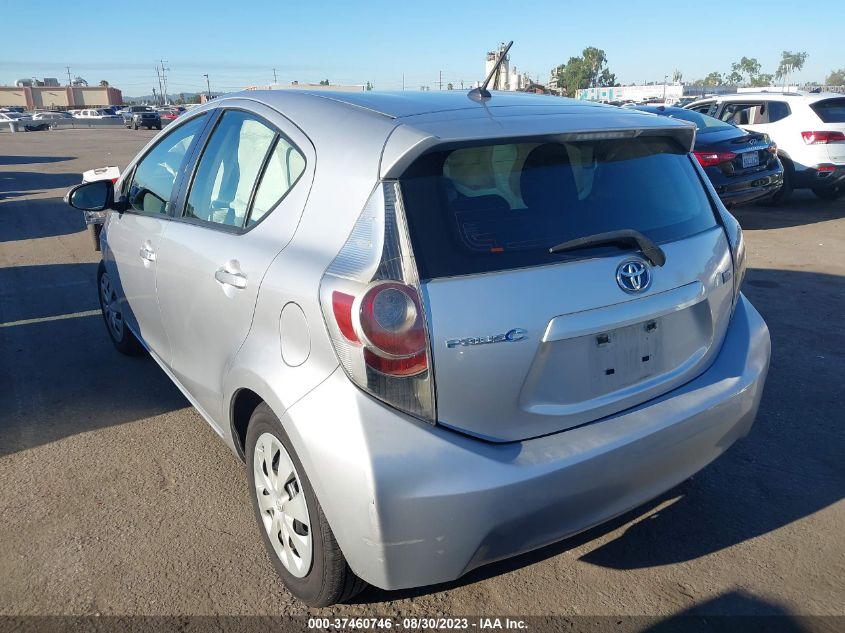 Photo 2 VIN: JTDKDTB39D1051762 - TOYOTA PRIUS C 