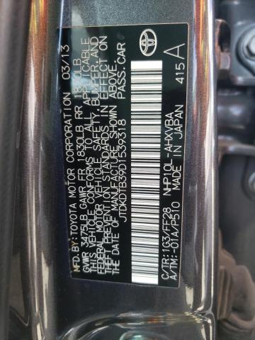 Photo 9 VIN: JTDKDTB39D1539318 - TOYOTA PRIUS C 