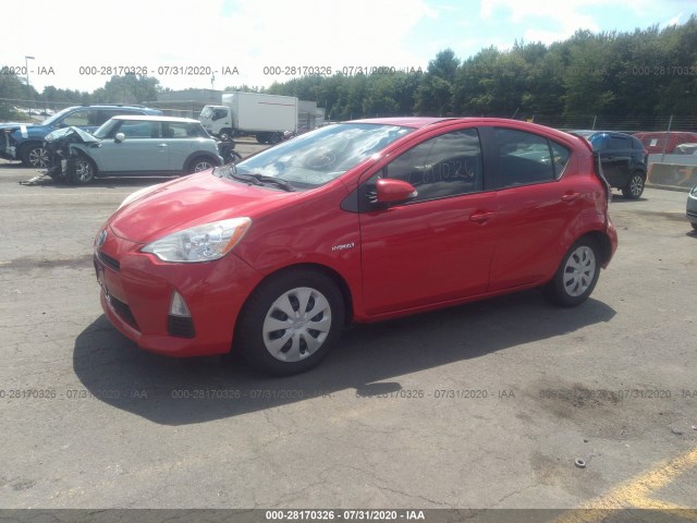 Photo 1 VIN: JTDKDTB39D1543448 - TOYOTA PRIUS C 