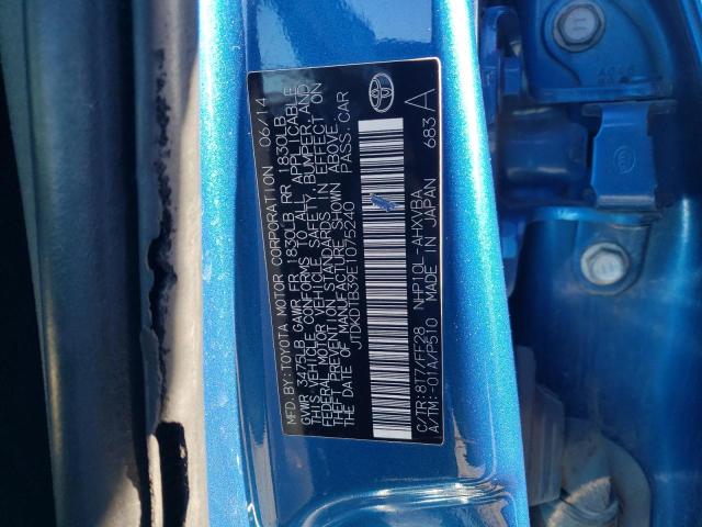 Photo 11 VIN: JTDKDTB39E1075240 - TOYOTA PRIUS C 