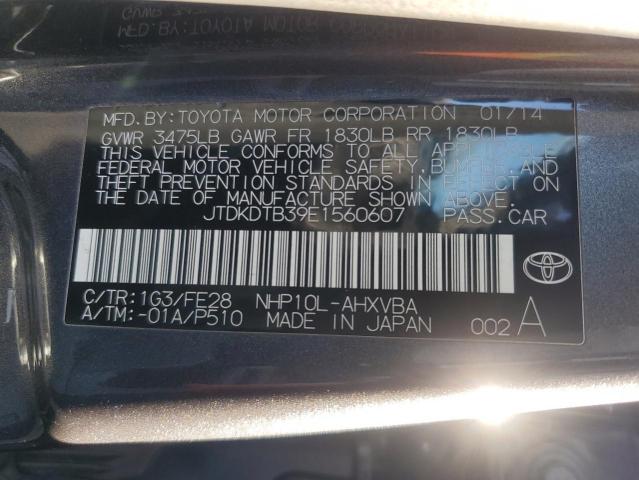 Photo 11 VIN: JTDKDTB39E1560607 - TOYOTA PRIUS C 