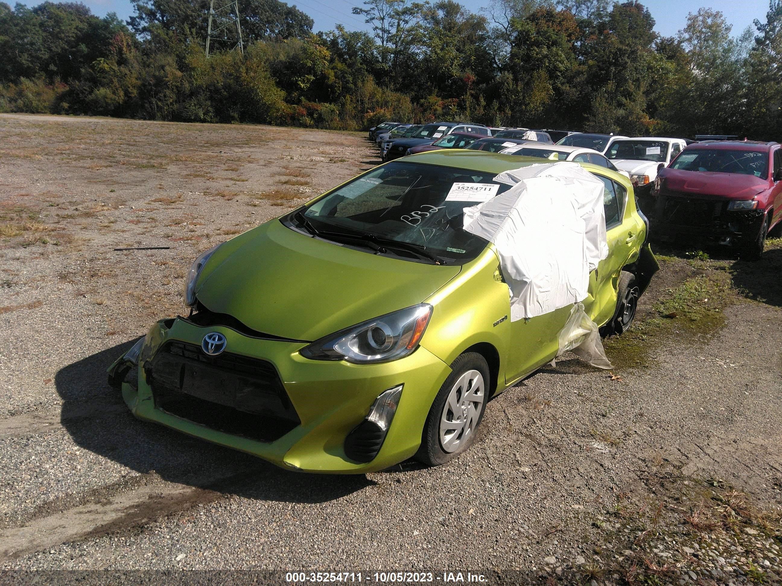 Photo 1 VIN: JTDKDTB39G1123306 - TOYOTA PRIUS C 