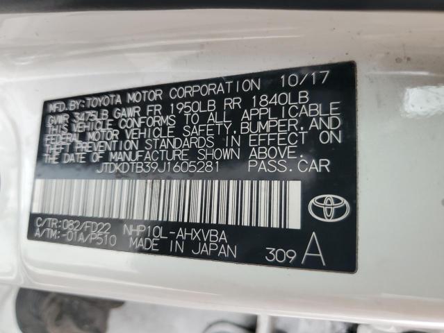 Photo 11 VIN: JTDKDTB39J1605281 - TOYOTA PRIUS 