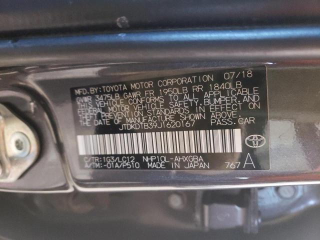 Photo 9 VIN: JTDKDTB39J1620167 - TOYOTA PRIUS C 