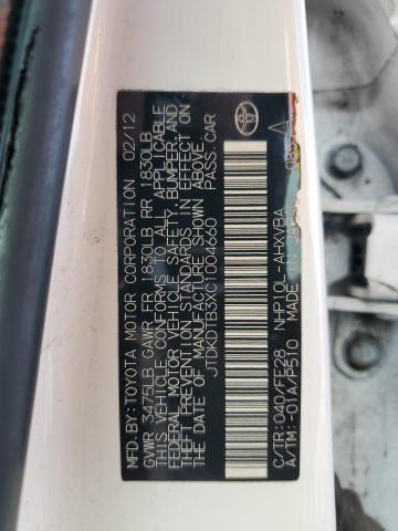 Photo 11 VIN: JTDKDTB3XC1004660 - TOYOTA PRIUS 