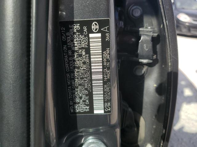 Photo 12 VIN: JTDKDTB3XC1010894 - TOYOTA PRIUS C 