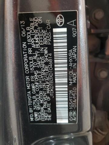 Photo 11 VIN: JTDKDTB3XD1046814 - TOYOTA PRIUS 