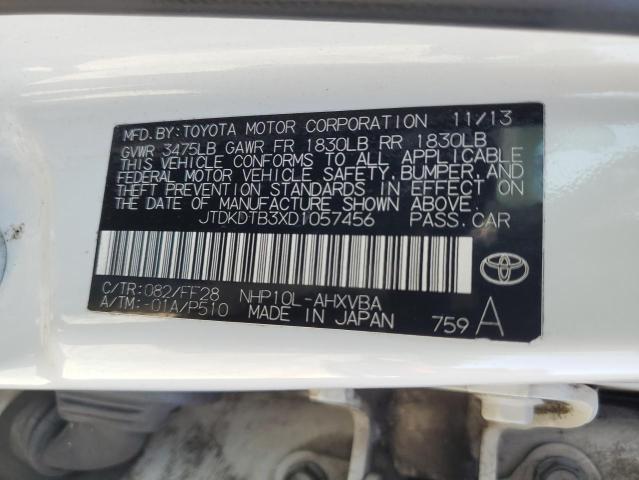 Photo 11 VIN: JTDKDTB3XD1057456 - TOYOTA PRIUS C 