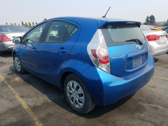 Photo 2 VIN: JTDKDTB3XD1552806 - TOYOTA PRIUS C 