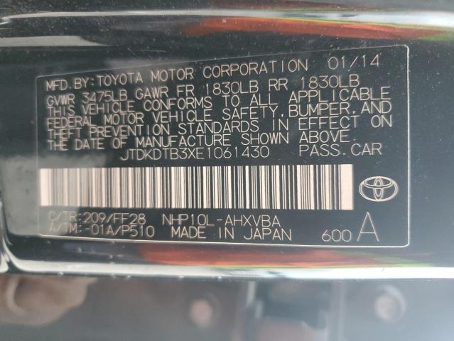 Photo 11 VIN: JTDKDTB3XE1061430 - TOYOTA PRIUS 