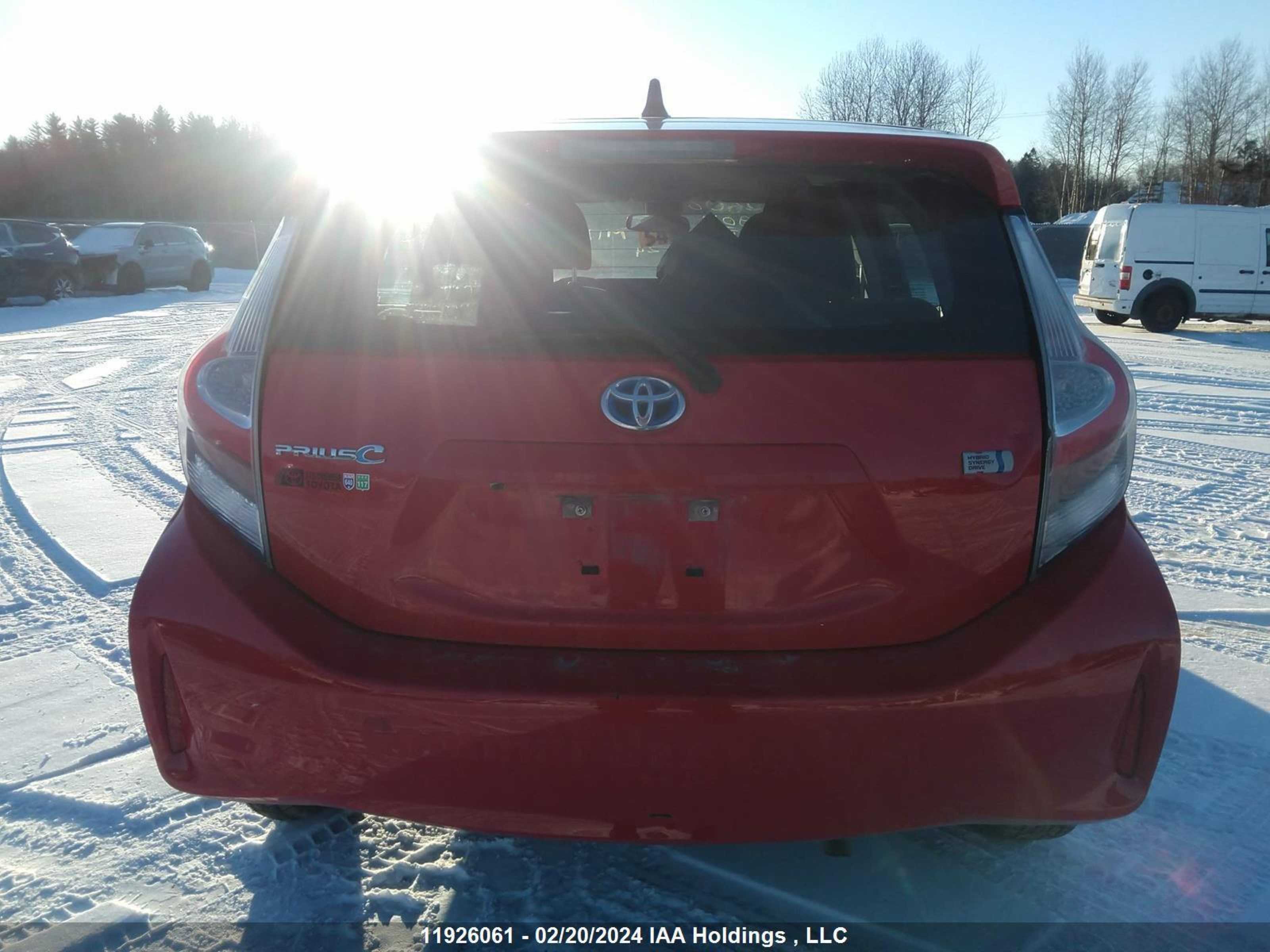 Photo 10 VIN: JTDKDTB3XK1629011 - TOYOTA PRIUS C 