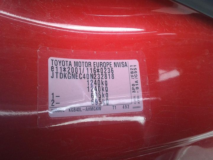 Photo 5 VIN: JTDKGNEC40N232818 - TOYOTA AYGO 