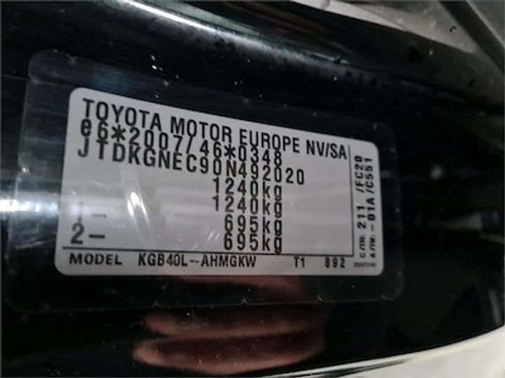 Photo 11 VIN: JTDKGNEC90N492020 - TOYOTA AYGO - 2018 