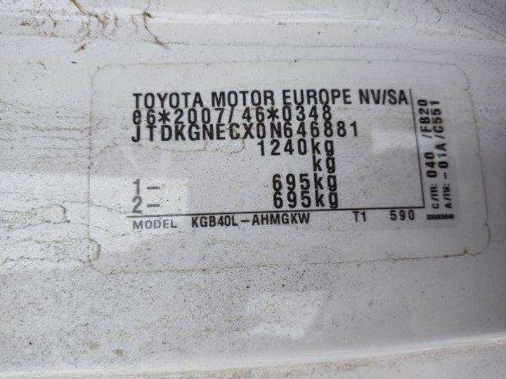 Photo 8 VIN: JTDKGNECX0N646881 - TOYOTA AYGO 