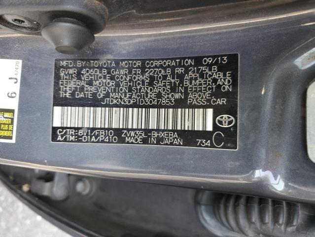 Photo 11 VIN: JTDKN3DP1D3047853 - TOYOTA PRIUS PLUG 