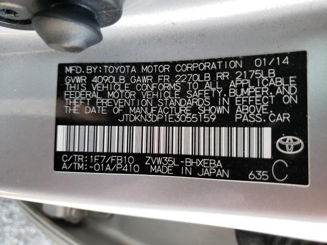 Photo 9 VIN: JTDKN3DP1E3055159 - TOYOTA PRIUS PLUG 