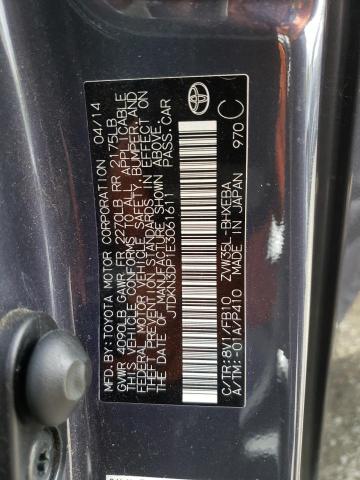 Photo 12 VIN: JTDKN3DP1E3061611 - TOYOTA PRIUS PLUG 