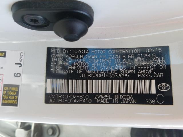 Photo 9 VIN: JTDKN3DP1F3073095 - TOYOTA PRIUS PLUG 