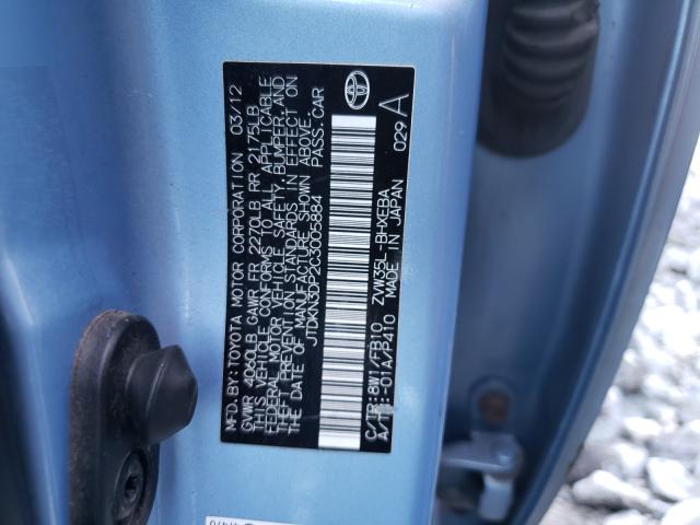 Photo 9 VIN: JTDKN3DP2C3005884 - TOYOTA PRIUS PLUG 