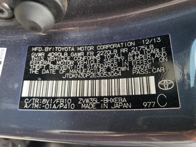 Photo 11 VIN: JTDKN3DP2E3053064 - TOYOTA PRIUS PLUG 