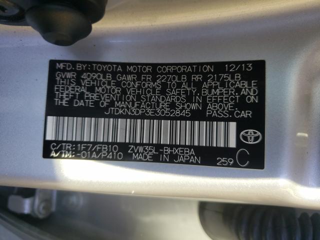 Photo 9 VIN: JTDKN3DP3E3052845 - TOYOTA PRIUS PLUG 