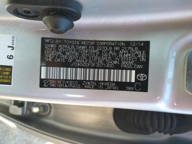 Photo 11 VIN: JTDKN3DP3F3071400 - TOYOTA PRIUS PLUG 