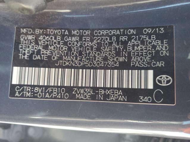 Photo 12 VIN: JTDKN3DP5D3047354 - TOYOTA PRIUS PLUG 