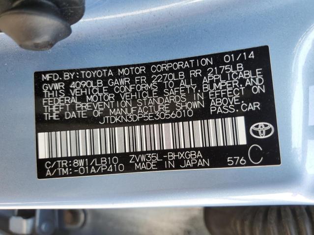 Photo 11 VIN: JTDKN3DP5E3056010 - TOYOTA PRIUS PLUG 