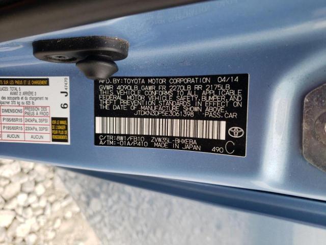 Photo 9 VIN: JTDKN3DP5E3061398 - TOYOTA PRIUS PLUG 