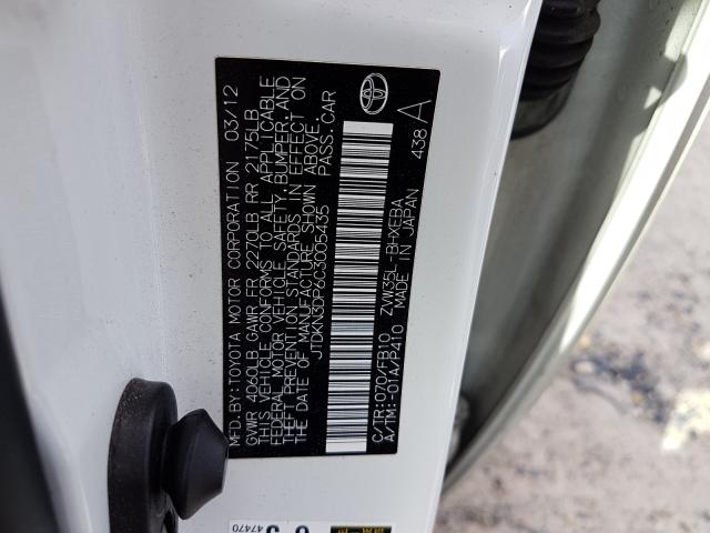 Photo 9 VIN: JTDKN3DP6C3005435 - TOYOTA PRIUS PLUG 