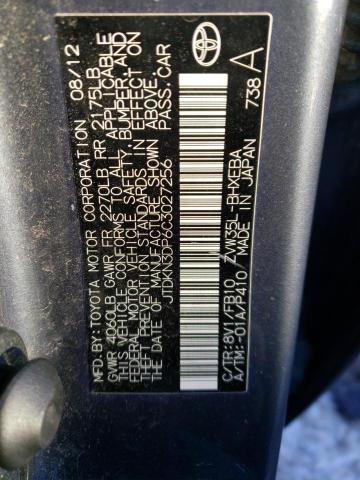 Photo 11 VIN: JTDKN3DP6C3027256 - TOYOTA PRIUS PLUG 