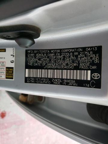 Photo 11 VIN: JTDKN3DP6D3040042 - TOYOTA PRIUS PLUG 