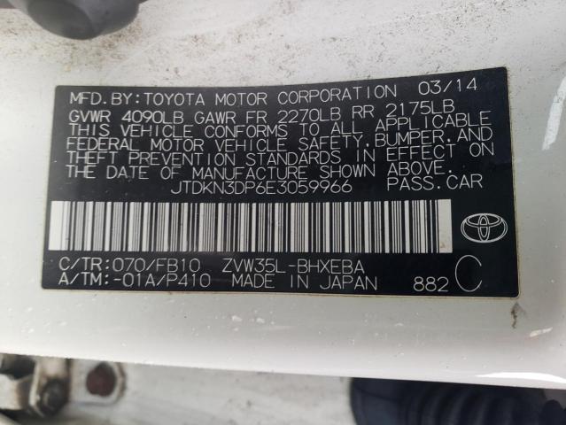 Photo 11 VIN: JTDKN3DP6E3059966 - TOYOTA PRIUS PLUG 