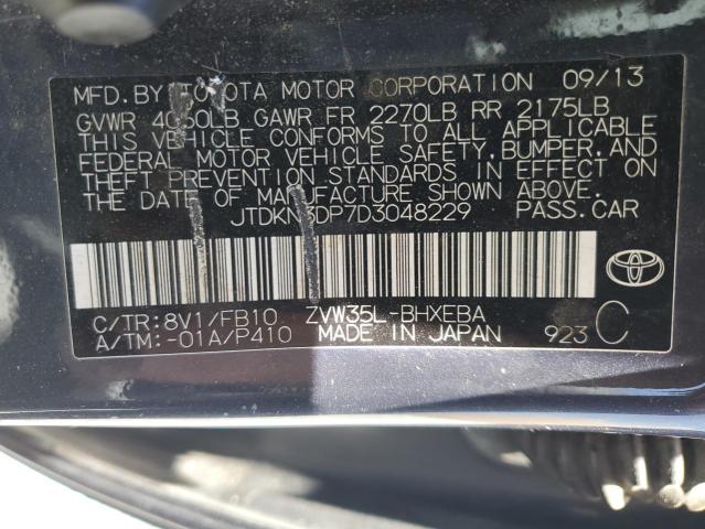 Photo 11 VIN: JTDKN3DP7D3048229 - TOYOTA PRIUS PLUG 