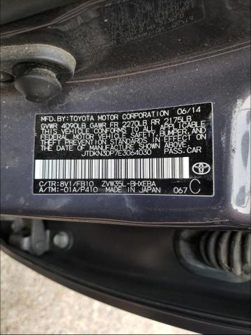 Photo 9 VIN: JTDKN3DP7E3064030 - TOYOTA PRIUS 