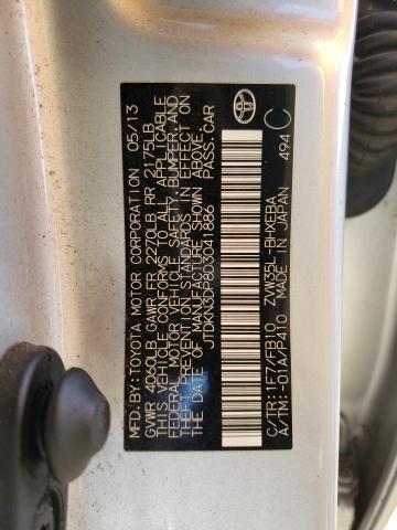 Photo 11 VIN: JTDKN3DP8D3041886 - TOYOTA PRIUS PLUG 