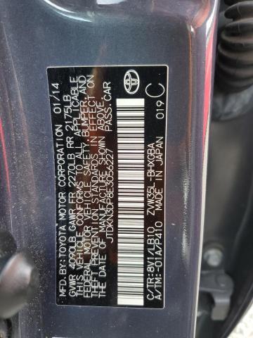 Photo 11 VIN: JTDKN3DP8E3056227 - TOYOTA PRIUS PLUG 