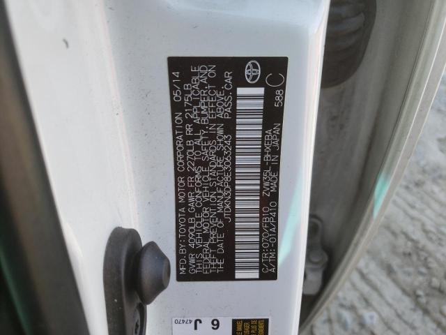 Photo 12 VIN: JTDKN3DP8E3063243 - TOYOTA PRIUS PLUG 