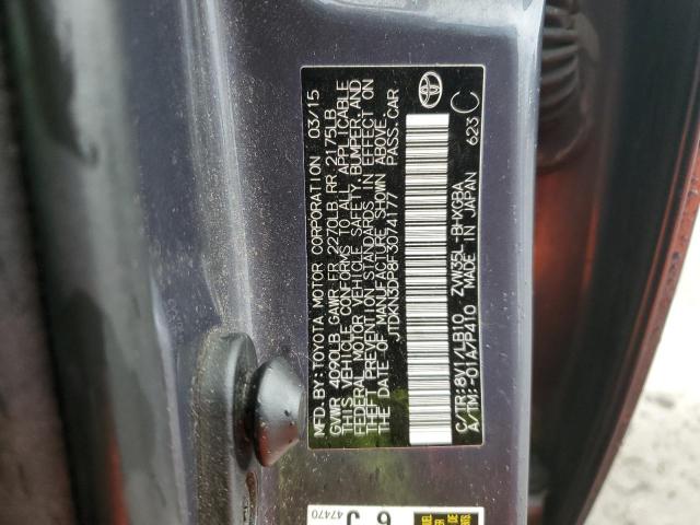 Photo 11 VIN: JTDKN3DP8F3074177 - TOYOTA PRIUS 