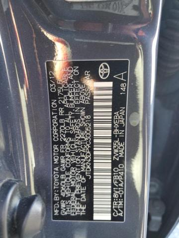 Photo 11 VIN: JTDKN3DP9C3005218 - TOYOTA PRIUS PLUG 