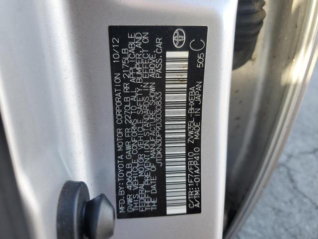 Photo 11 VIN: JTDKN3DP9D3030833 - TOYOTA PRIUS PLUG 