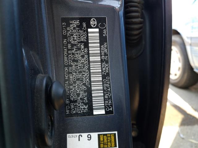 Photo 9 VIN: JTDKN3DP9D3038186 - TOYOTA PRIUS PLUG 