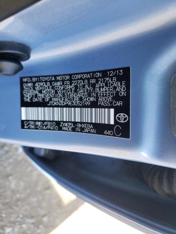 Photo 9 VIN: JTDKN3DP9E3052199 - TOYOTA PRIUS PLUG 