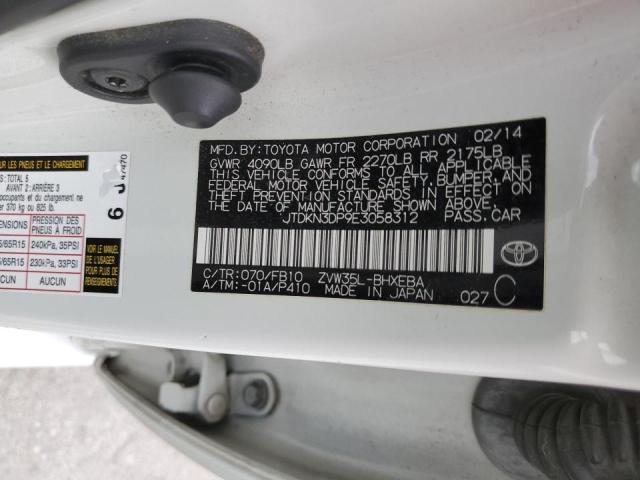 Photo 11 VIN: JTDKN3DP9E3058312 - TOYOTA PRIUS PLUG 