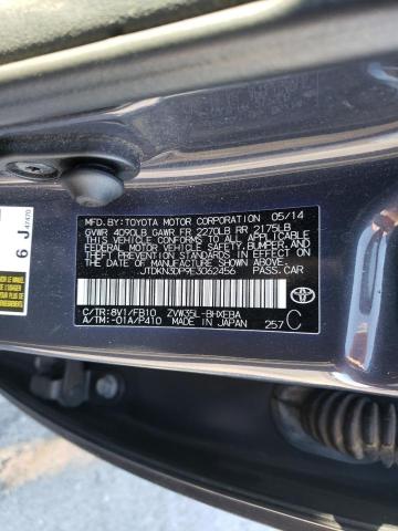 Photo 9 VIN: JTDKN3DP9E3062456 - TOYOTA PRIUS PLUG 