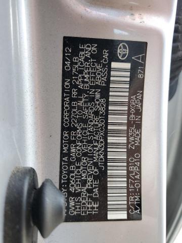 Photo 11 VIN: JTDKN3DPXC3013828 - TOYOTA PRIUS PLUG 