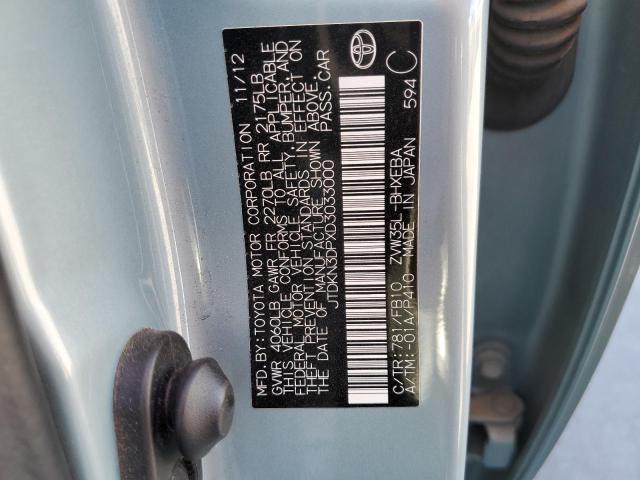 Photo 11 VIN: JTDKN3DPXD3033000 - TOYOTA PRIUS PLUG 